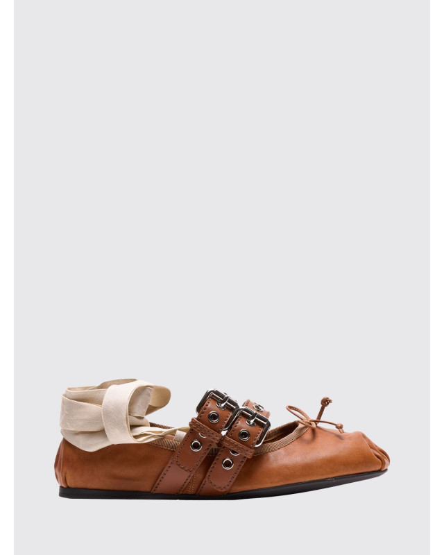 [Miu Miu] Flat shoes SS26 5F466AFG0053ZLV F098L