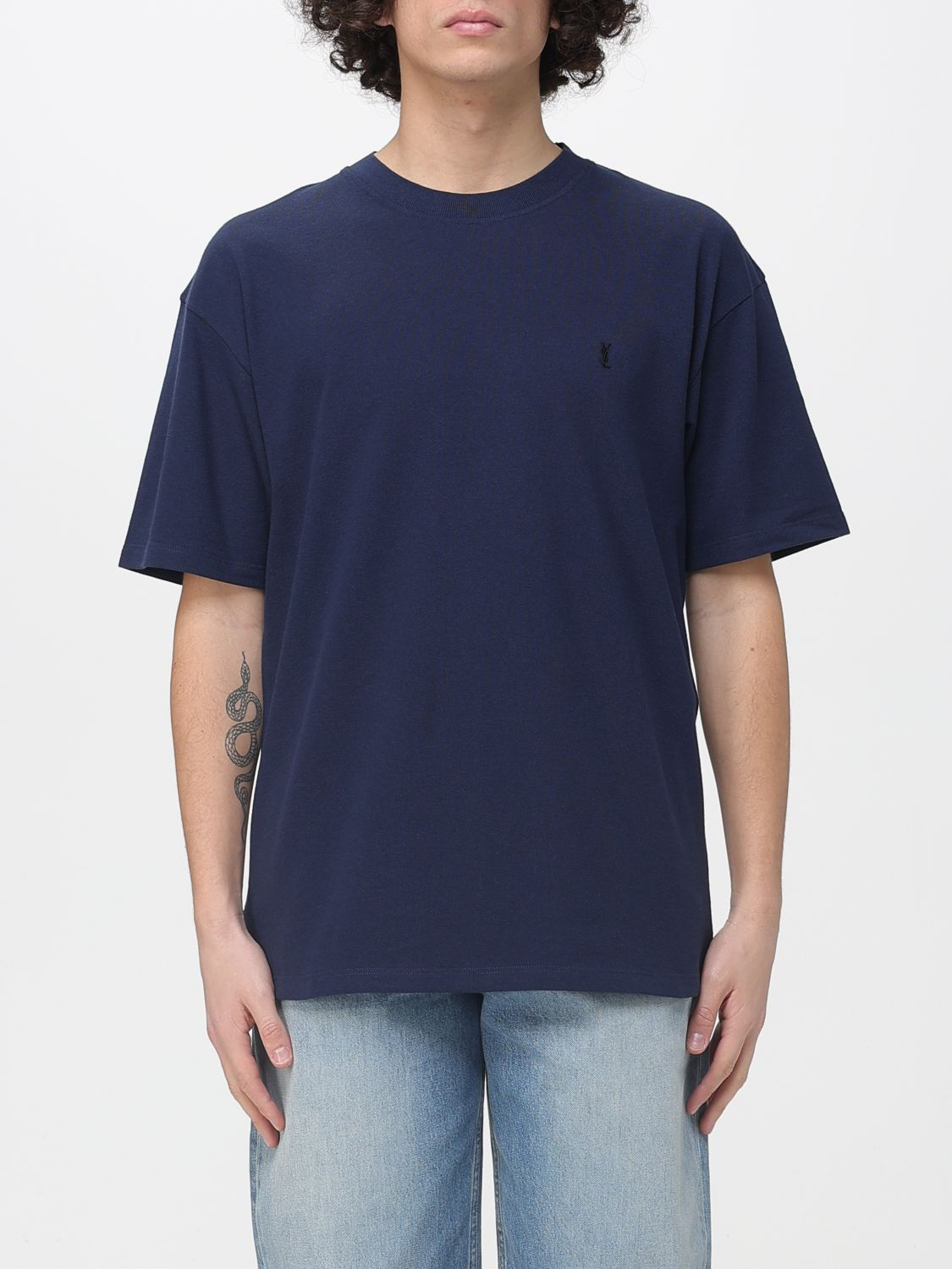 [Saint Laurent] T-shirts SS26 832941Y37HC 4110