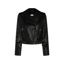 [ELISABETTA FRANCHI] Leather Jacket FW26 GD01Z66E2