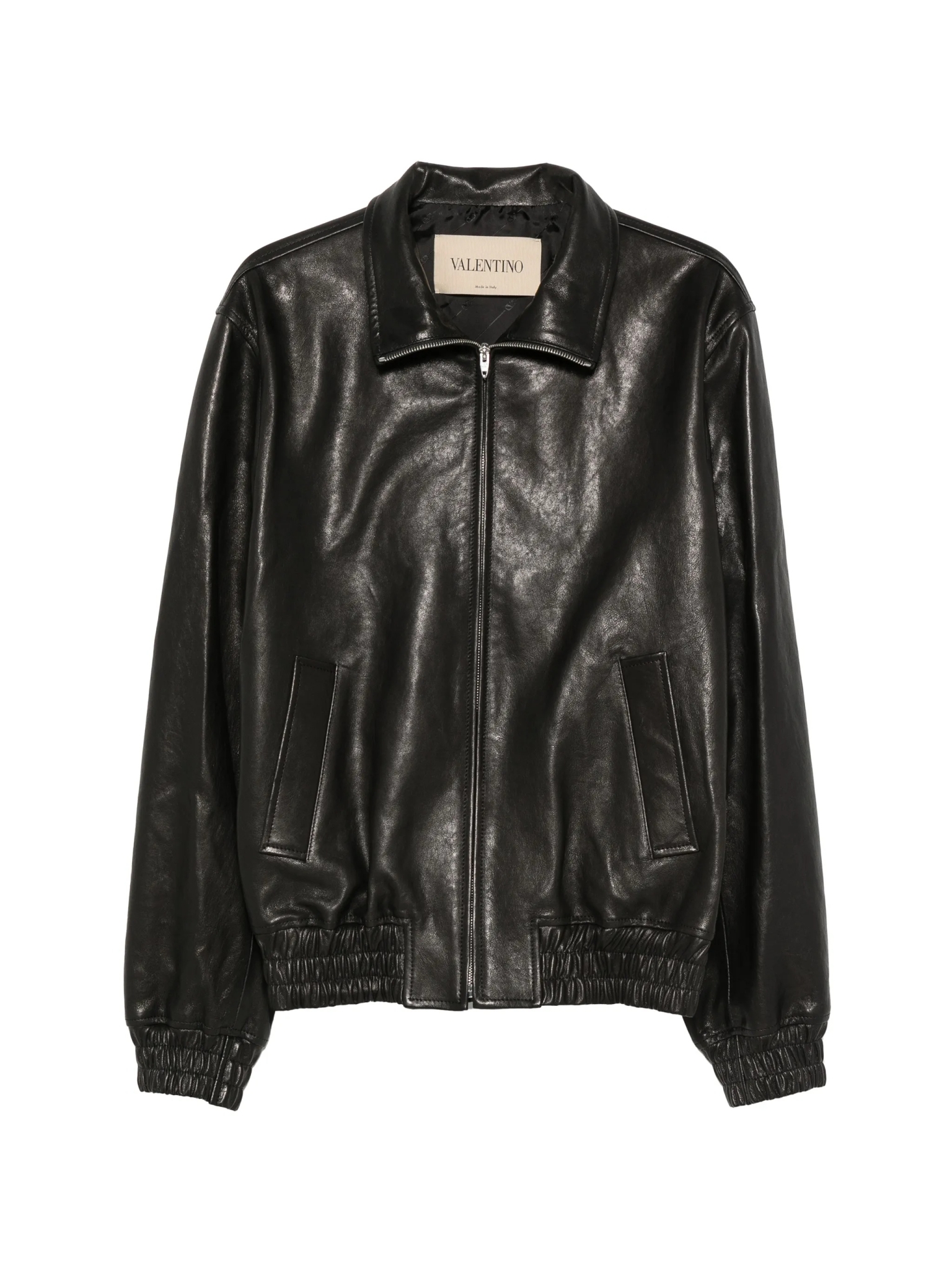 [Valentino] Leather Jacket FW26 9V3NA03GBL0