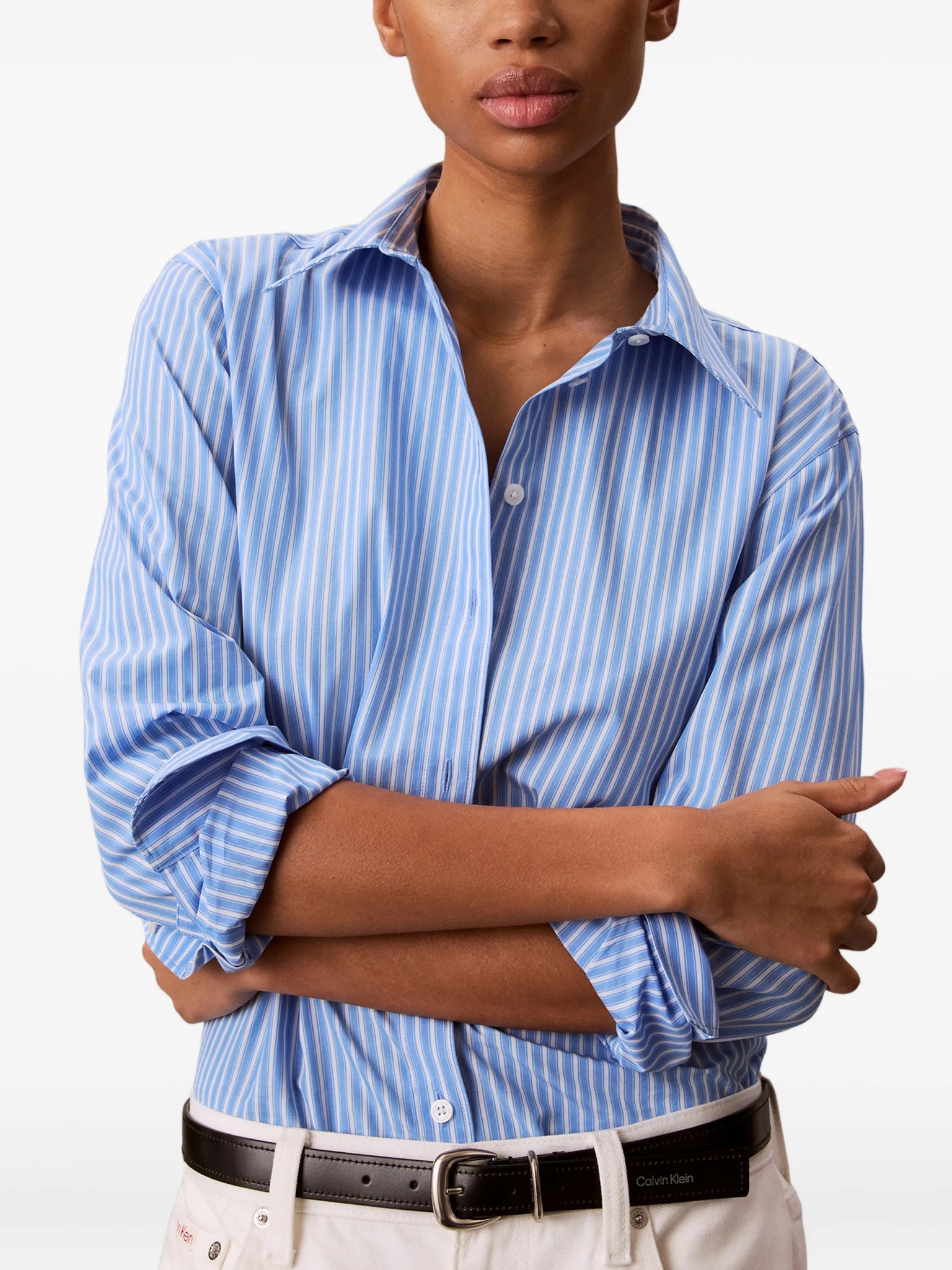 [CALVIN KLEIN] Shirts Long Sleeve FW26 LV044F137G