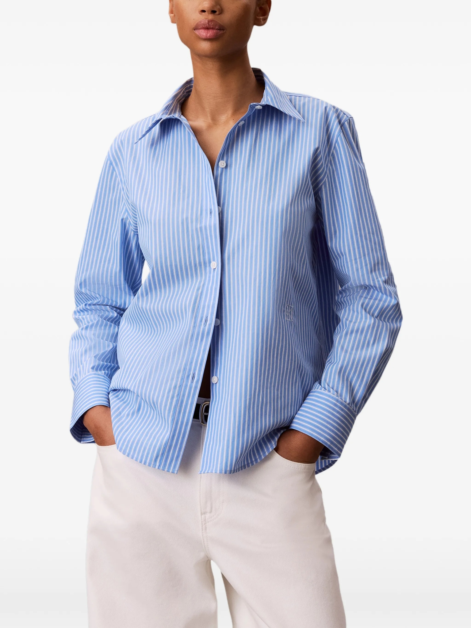 [CALVIN KLEIN] Shirts Long Sleeve FW26 LV044F137G