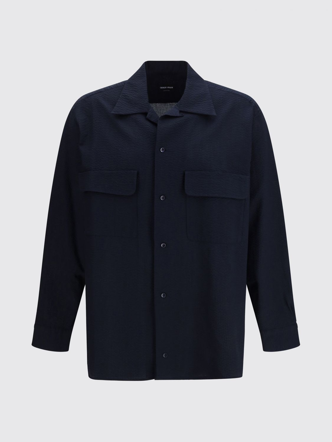 [Giorgio Armani] Shirts Long Sleeve SS26 GM003496TE11186 UB115