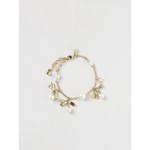 [Jimmy Choo] Bracelet SS26 MULTICHRMRBNBRCLTJKI GOLD/BLACK/WHITE