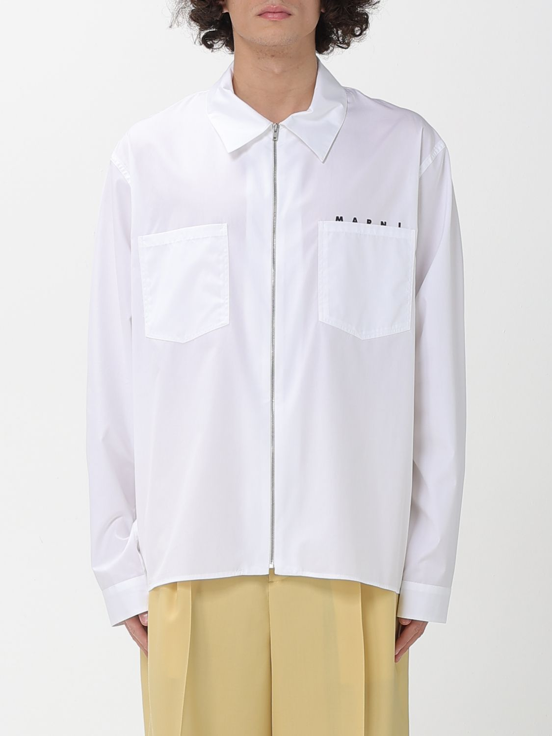 [Marni] Shirts Long Sleeve SS26 CUMU0297P0USCT88 LOW01