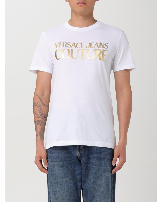 [VERSACE JEANS COUTURE] T-shirts Short Sleeve FW25 77GAHT05CJ00T G03