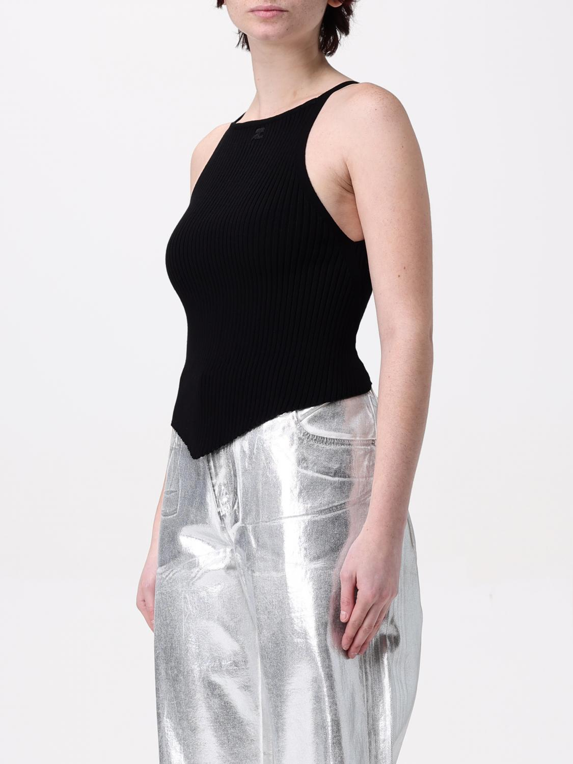 [Courreges] T-shirts Sleeveless SS25 VESMTO042FI0001 9999
