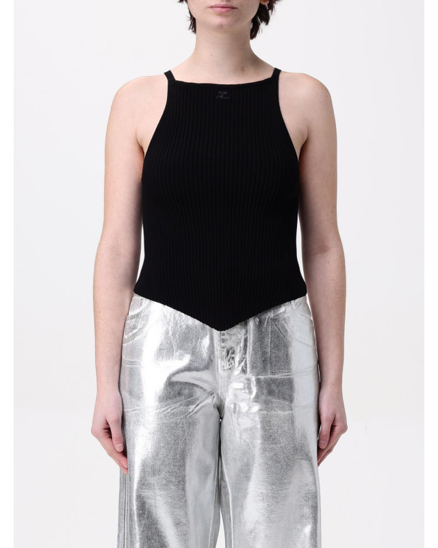 [Courreges] T-shirts Sleeveless SS25 VESMTO042FI0001 9999