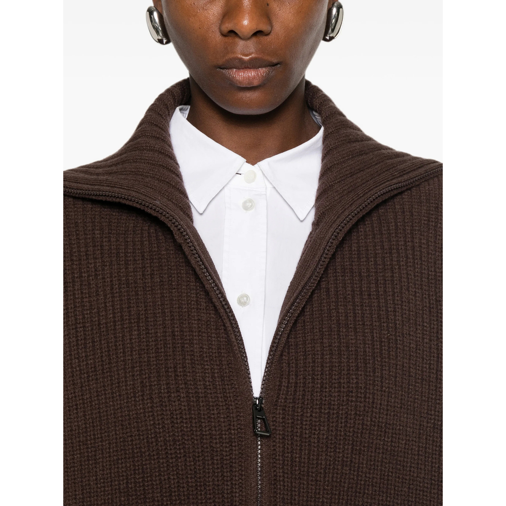 [THE FRANKIE SHOP] Cardigan FW26 VEDA  BROWN