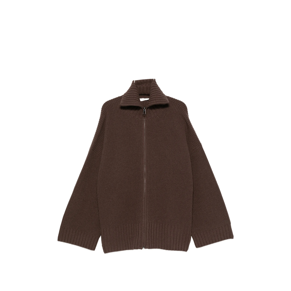 [THE FRANKIE SHOP] Cardigan FW26 VEDA  BROWN