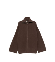 [THE FRANKIE SHOP] Cardigan FW26 VEDA  BROWN