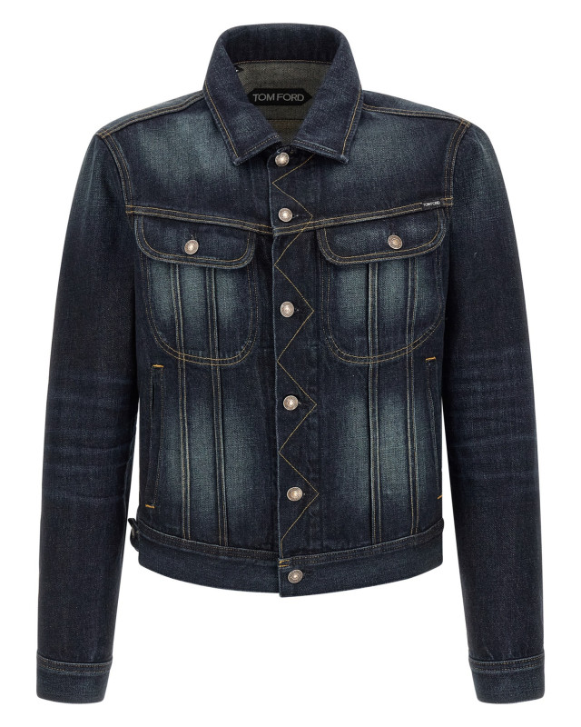 [Tom Ford] Denim jacket FW26 DJI001DMC101UBO