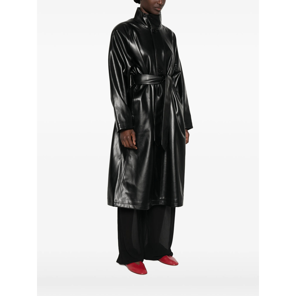 [THE FRANKIE SHOP] Leather Jacket FW26 CALEN  BLACK