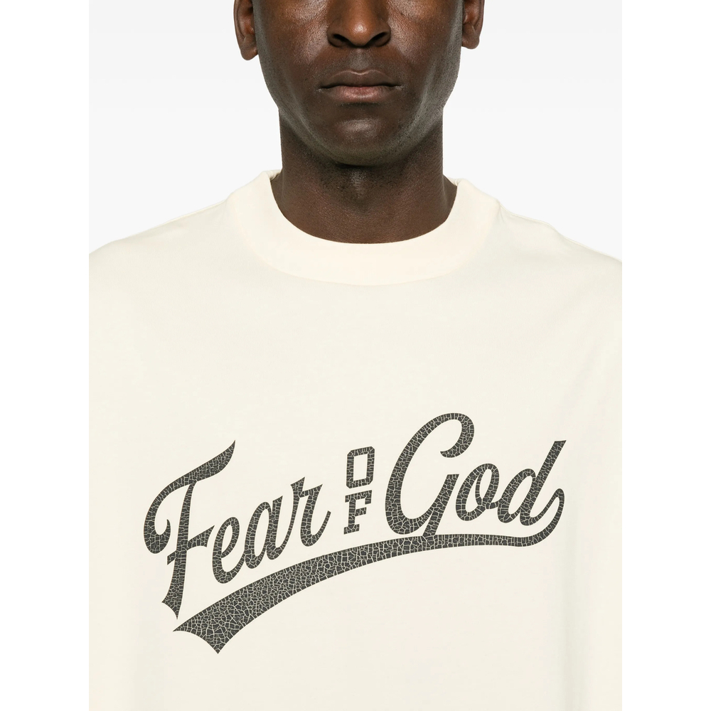 [Fear Of God Essentials] T-shirts Short Sleeve FW26 RW00271  CHALK