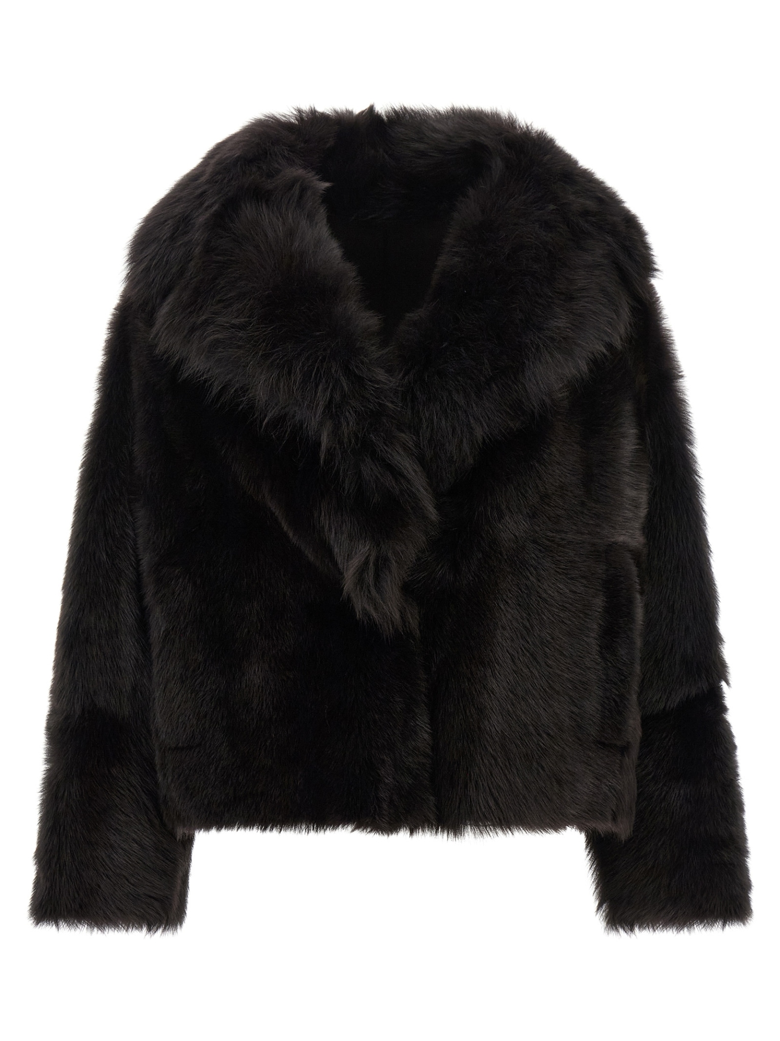 [Blancha] Fur Jacket FW26 26114300CIOCCOLATO
