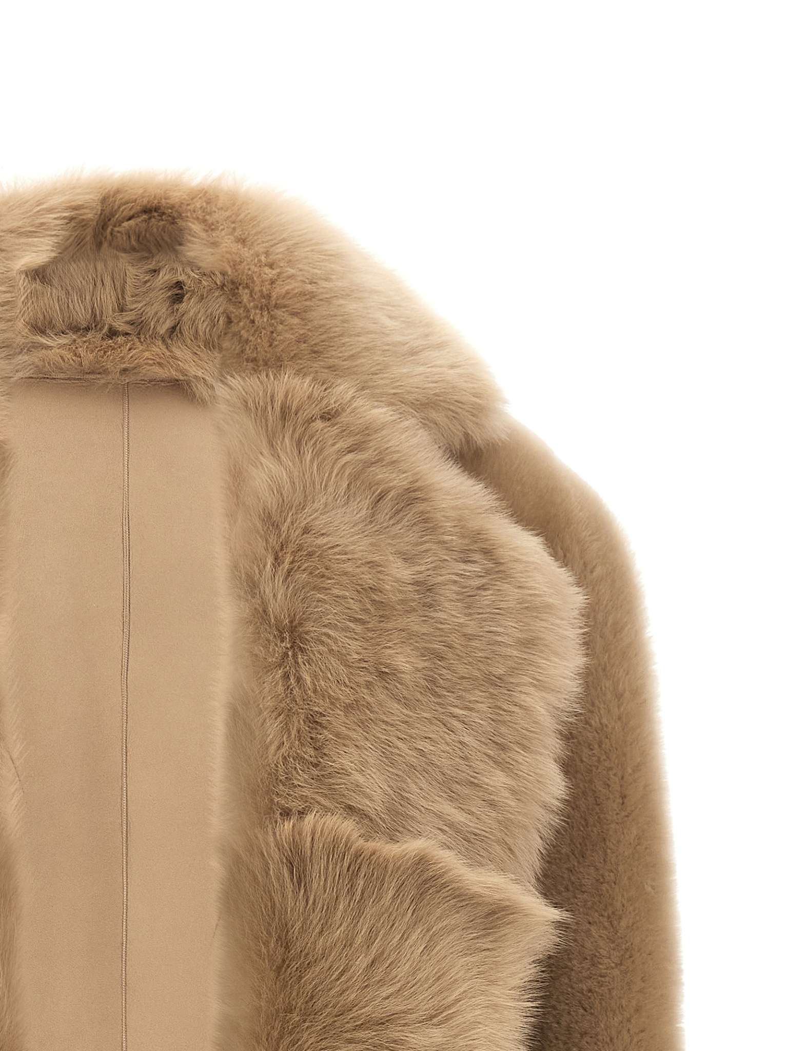 [Blancha] Fur Jacket FW26 26021300NOCCIOLA