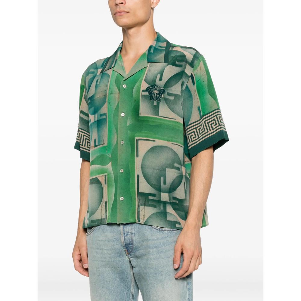 [Versace] Shirts Short Sleeve FW26 1A18726 1025703 5GE40