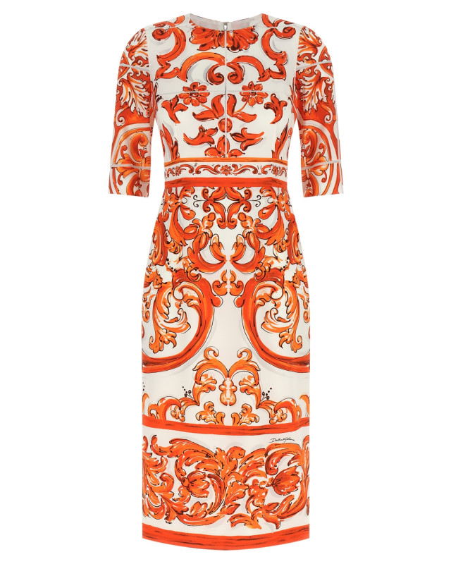 [Dolce & Gabbana] Short sleeve dress FW26 F6EAJTGDDRJS9000