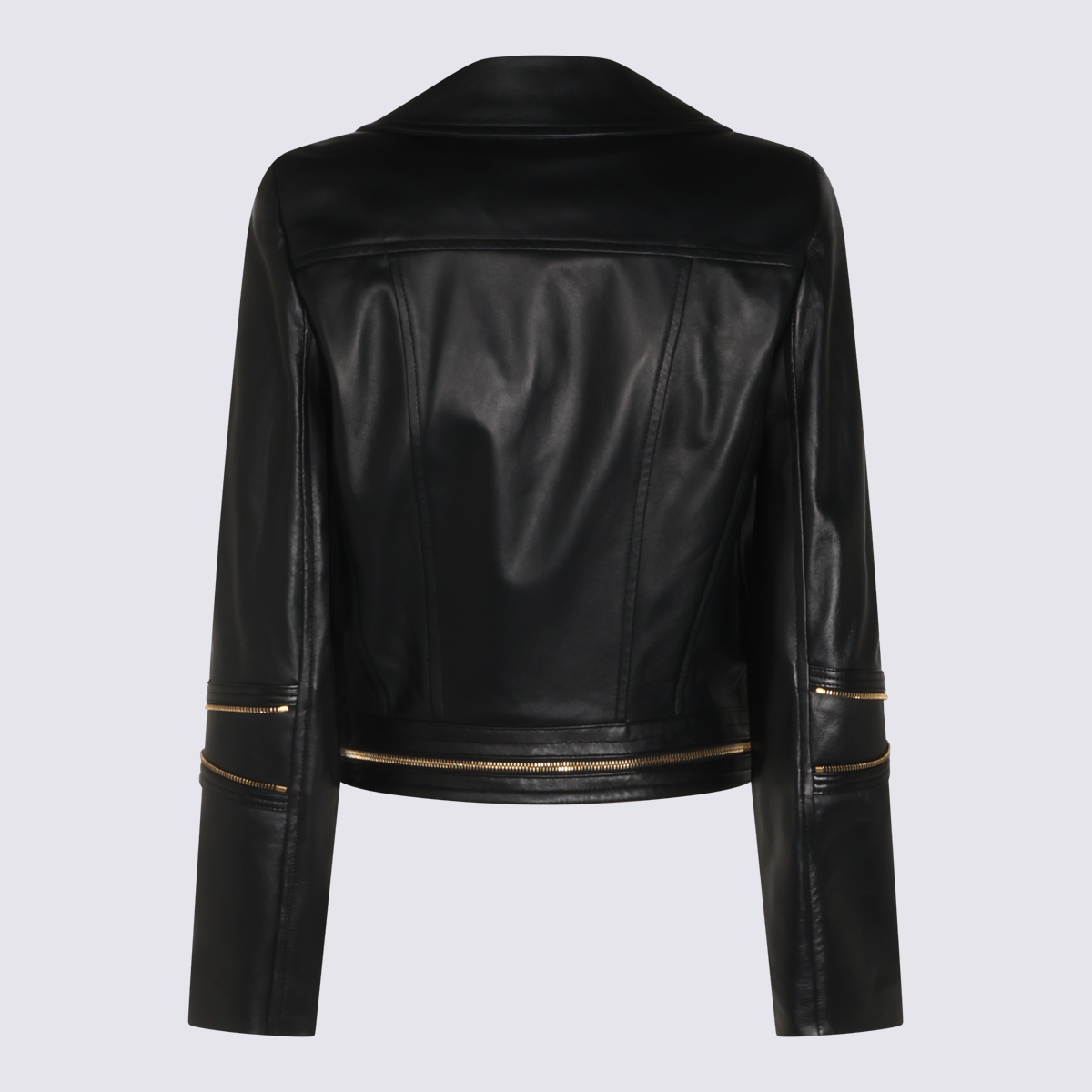 [ELISABETTA FRANCHI] Leather Jacket FW26 GD01Z66E2110