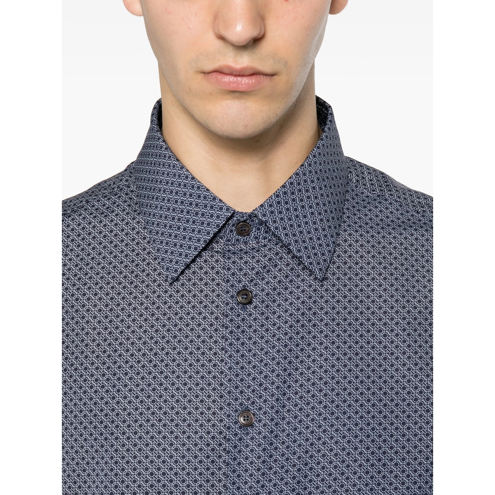 [Ferragamo] Shirts Long Sleeve FW26 144833 0790043 BEIGE