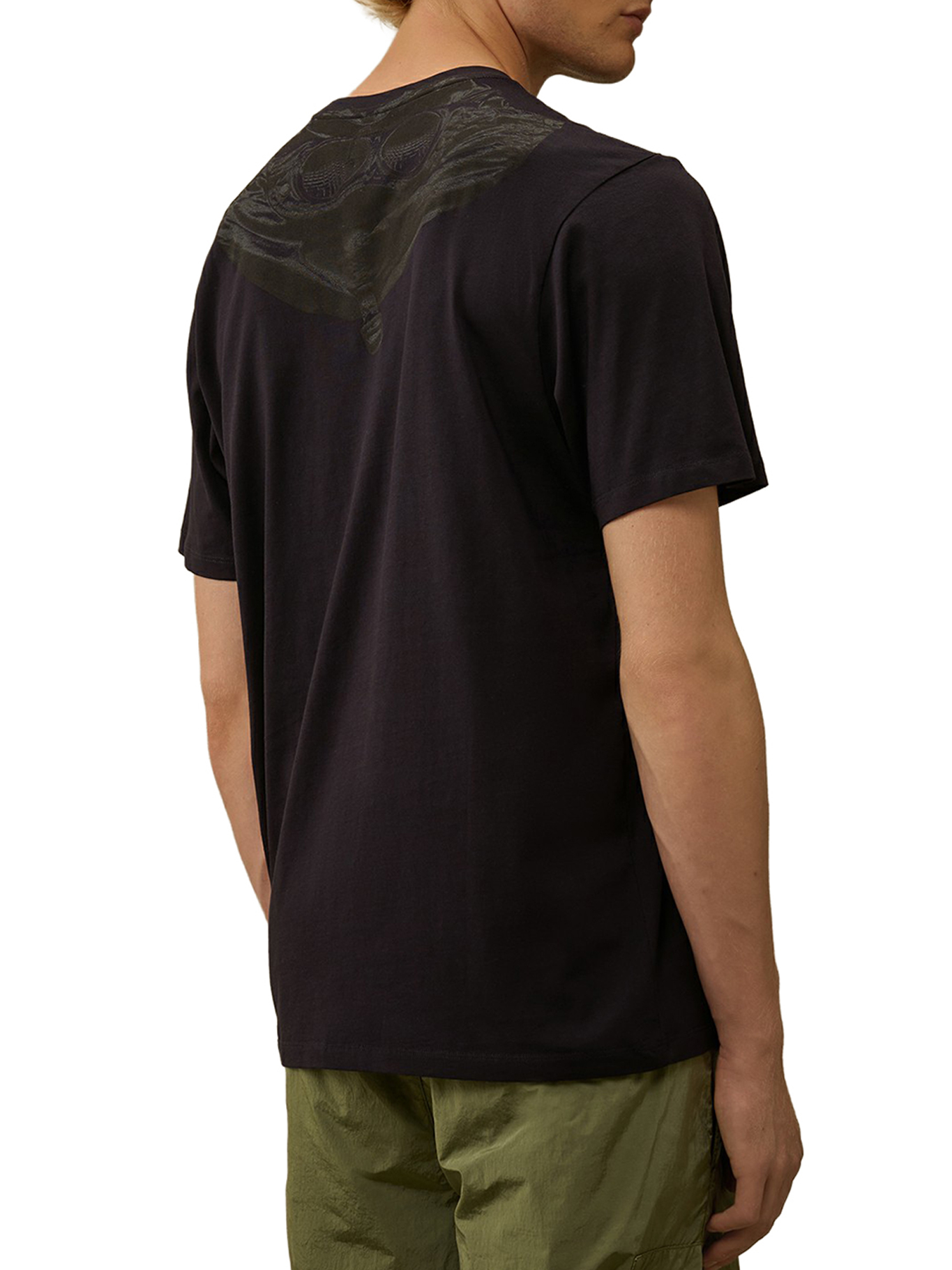 [C.P.COMPANY] T-shirts Short Sleeve FW26 RCCMTS725A005100W888 TOTAL ECLIPSE