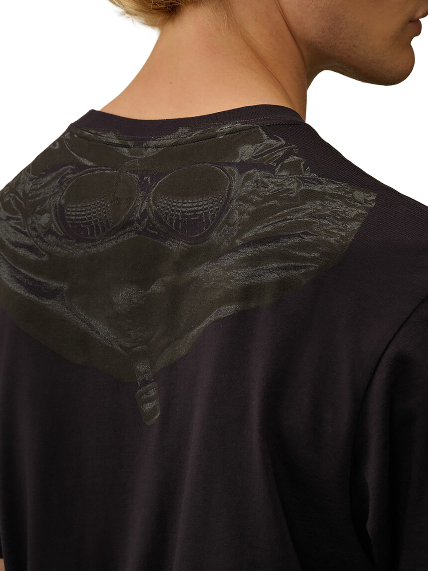 [C.P.COMPANY] T-shirts Short Sleeve FW26 RCCMTS725A005100W888 TOTAL ECLIPSE