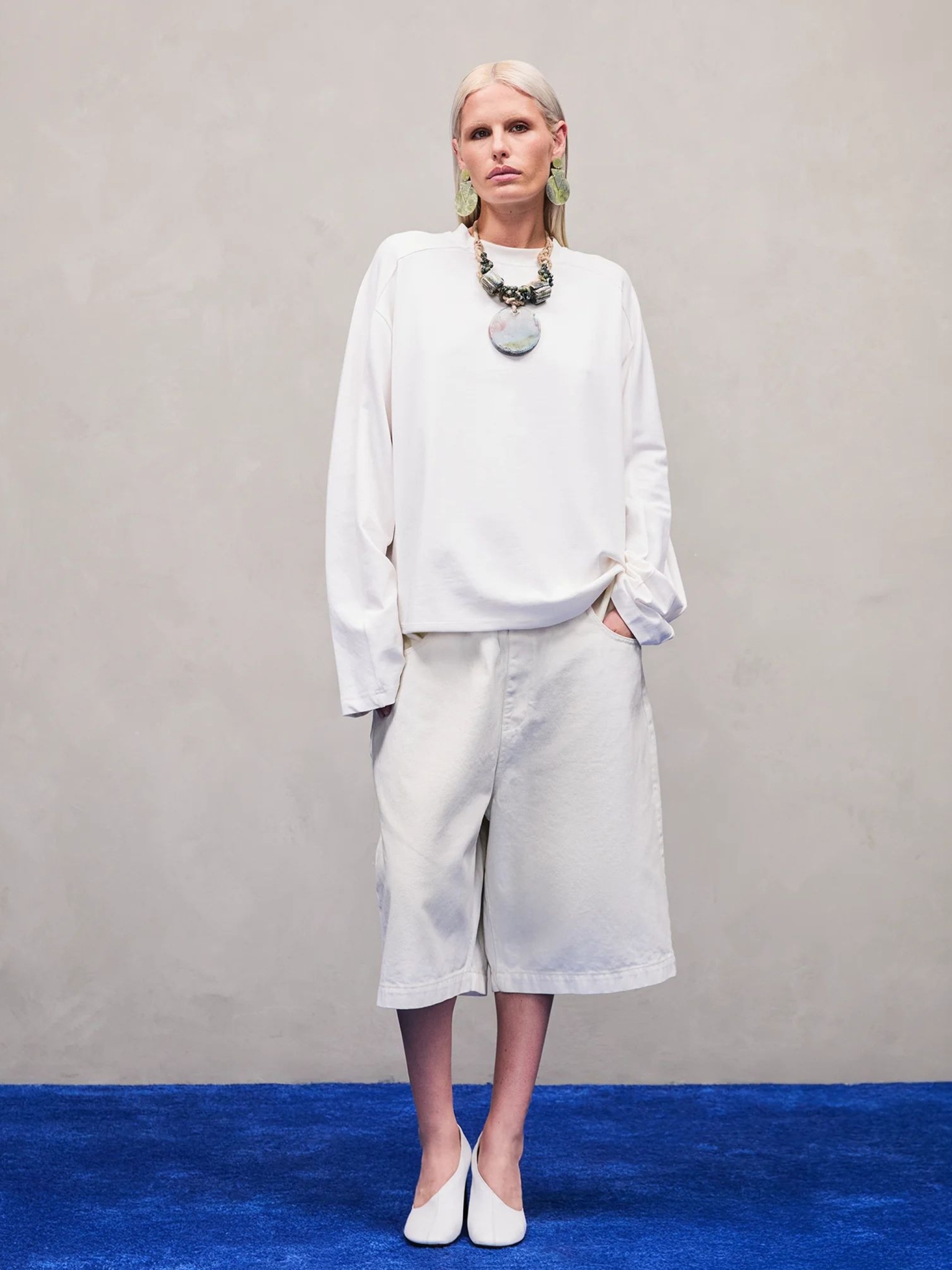 [Entire Studios] T-shirts Long Sleeve SS26 ESSS26TT02012WHITE