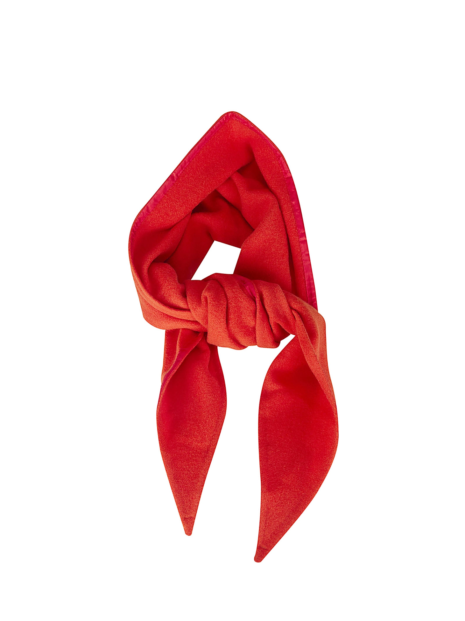 [Rier] Scarf FW25 AXS29X02NATURAL ORANGEFLEECE