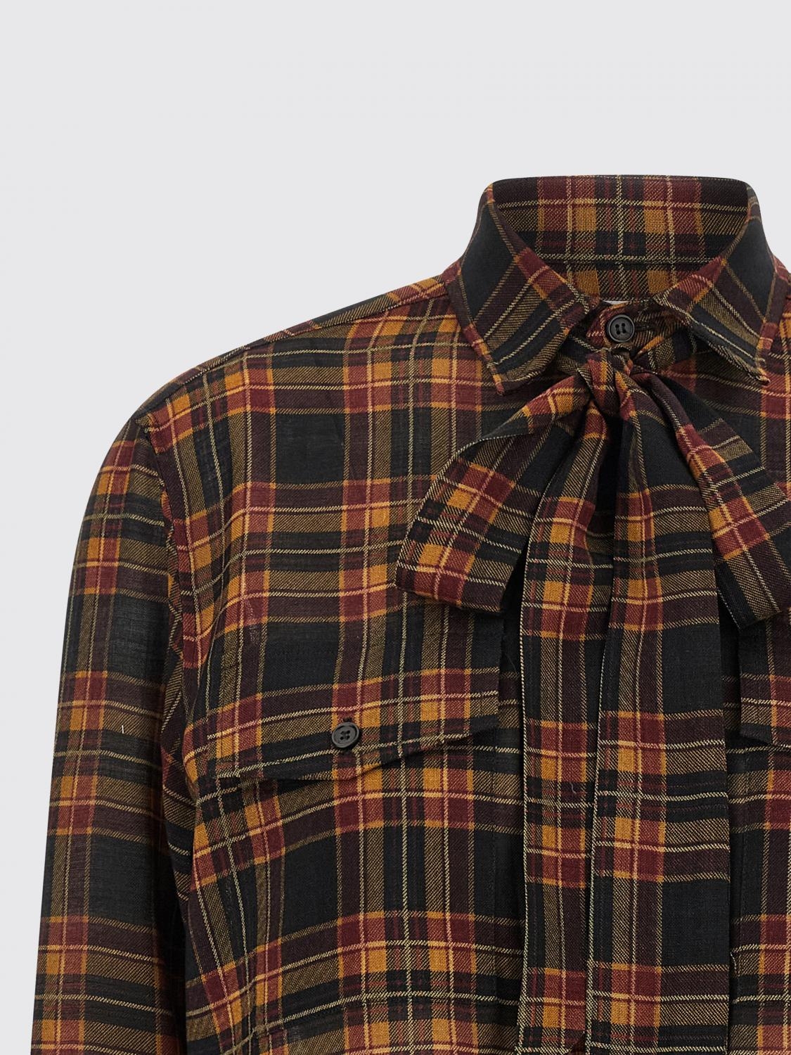 [Saint Laurent] Shirt FW25 838891Y26ZA 6703