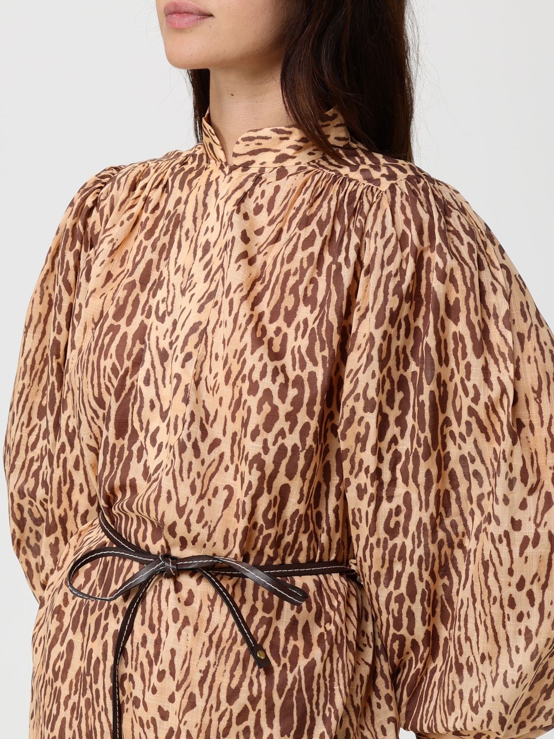 [Zimmermann] Top FW25 3203TSS255 TAN LEOPARD