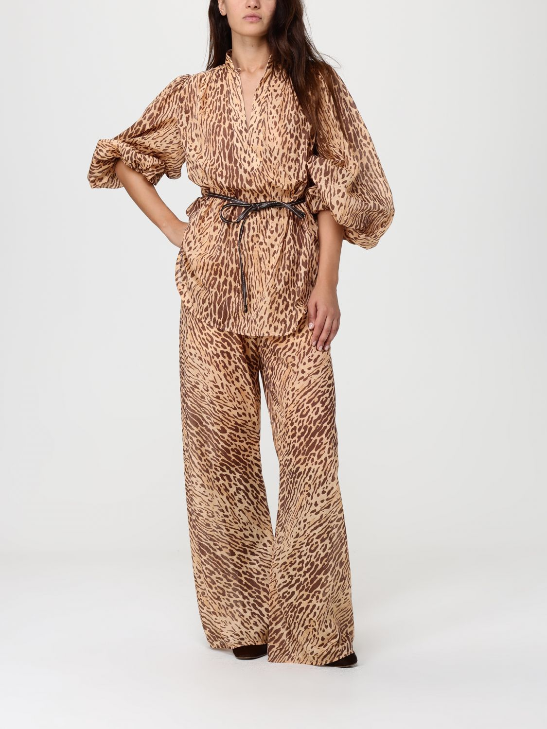[Zimmermann] Top FW25 3203TSS255 TAN LEOPARD