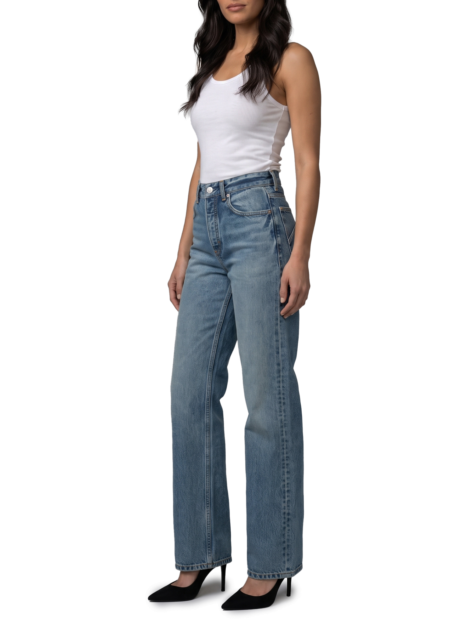 [Alaia] Jeans FW26 AA9P1274D023C__A20