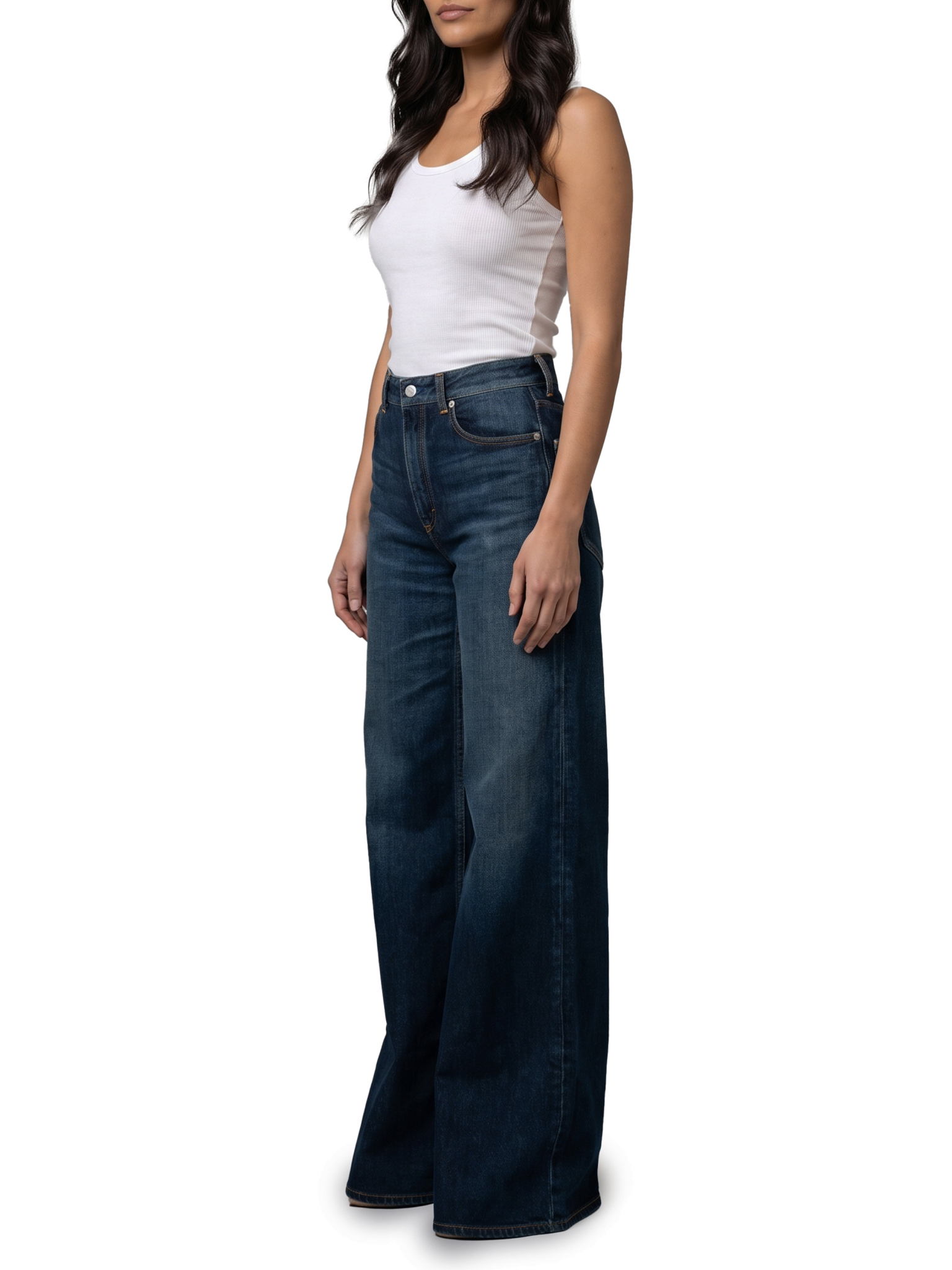 [Alaia] Jeans FW26 AA9P1277D021C__A24
