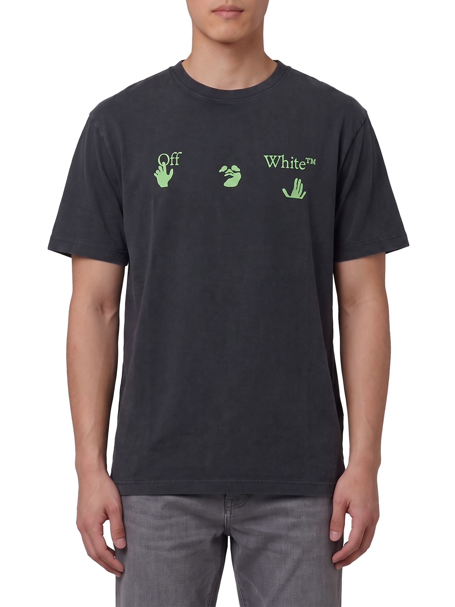 [Off White] T-shirts Short Sleeve FW26 OMAA120F26_JER01900_001