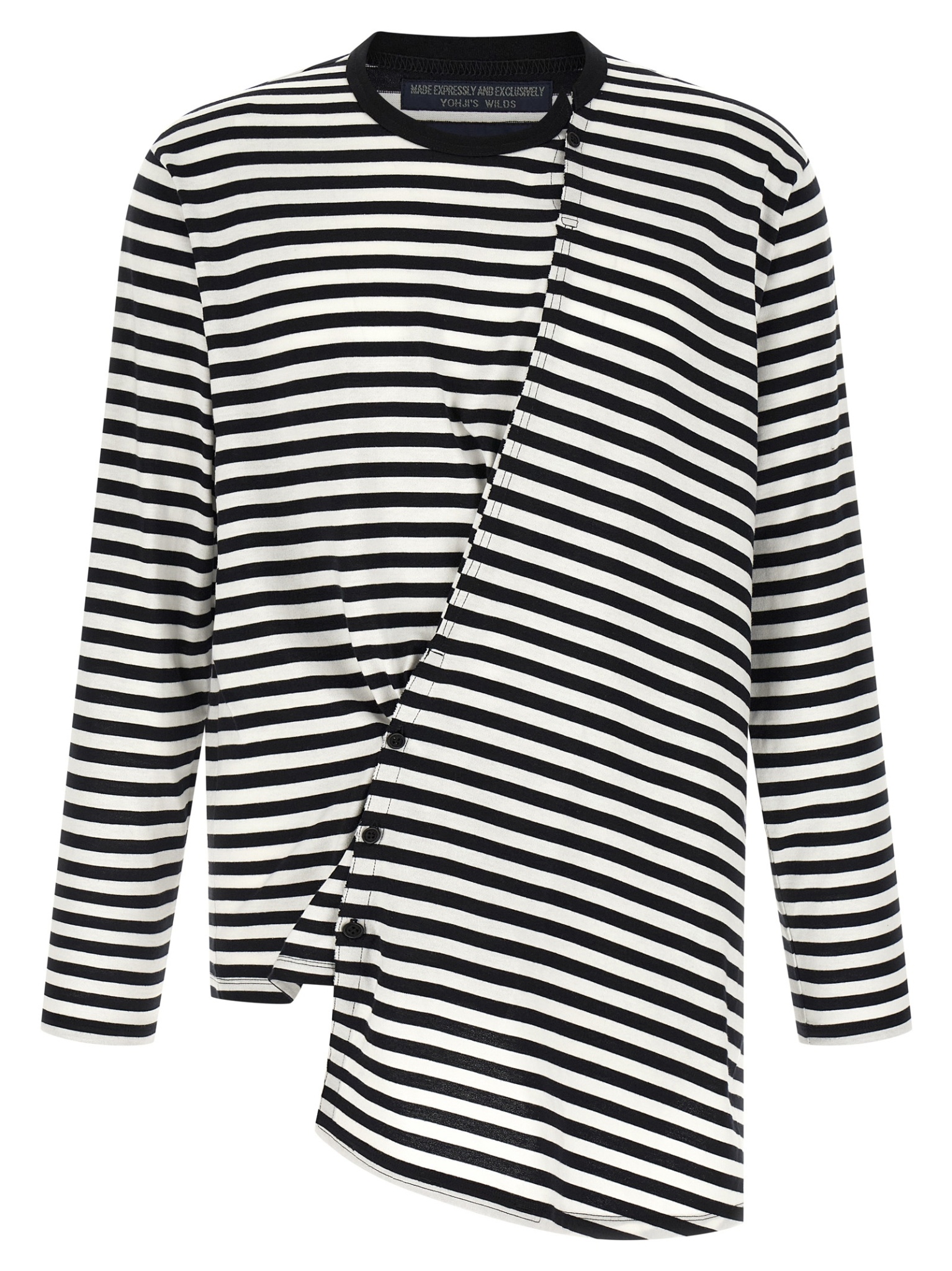 [YOHJI YAMAMOTO] Knitwear SS26 HKT56074WHTXBLK1