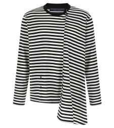 [YOHJI YAMAMOTO] Knitwear SS26 HKT56074WHTXBLK1