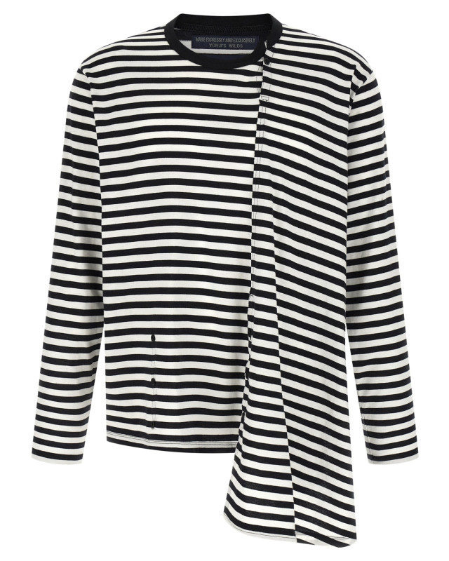 [YOHJI YAMAMOTO] Knitwear SS26 HKT56074WHTXBLK1