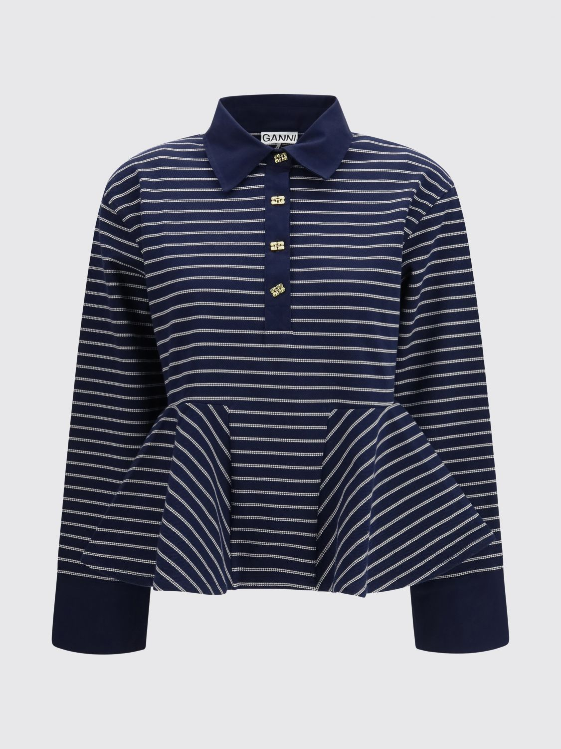 [GANNI] T-shirts Long Sleeve SS26 A1050063 683