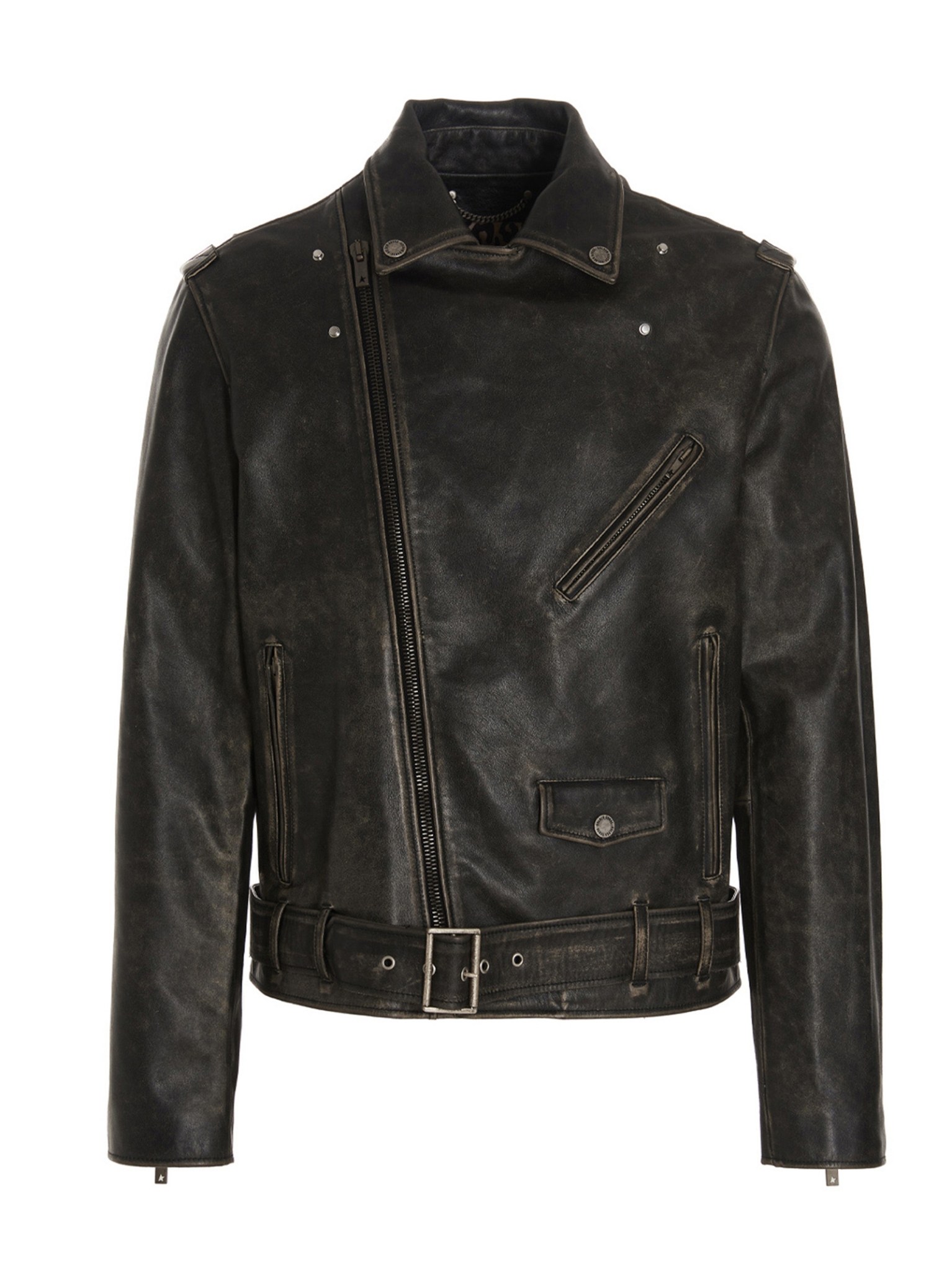 [Golden Goose] Leather Jacket FW26 GMP00297P0006479010090100