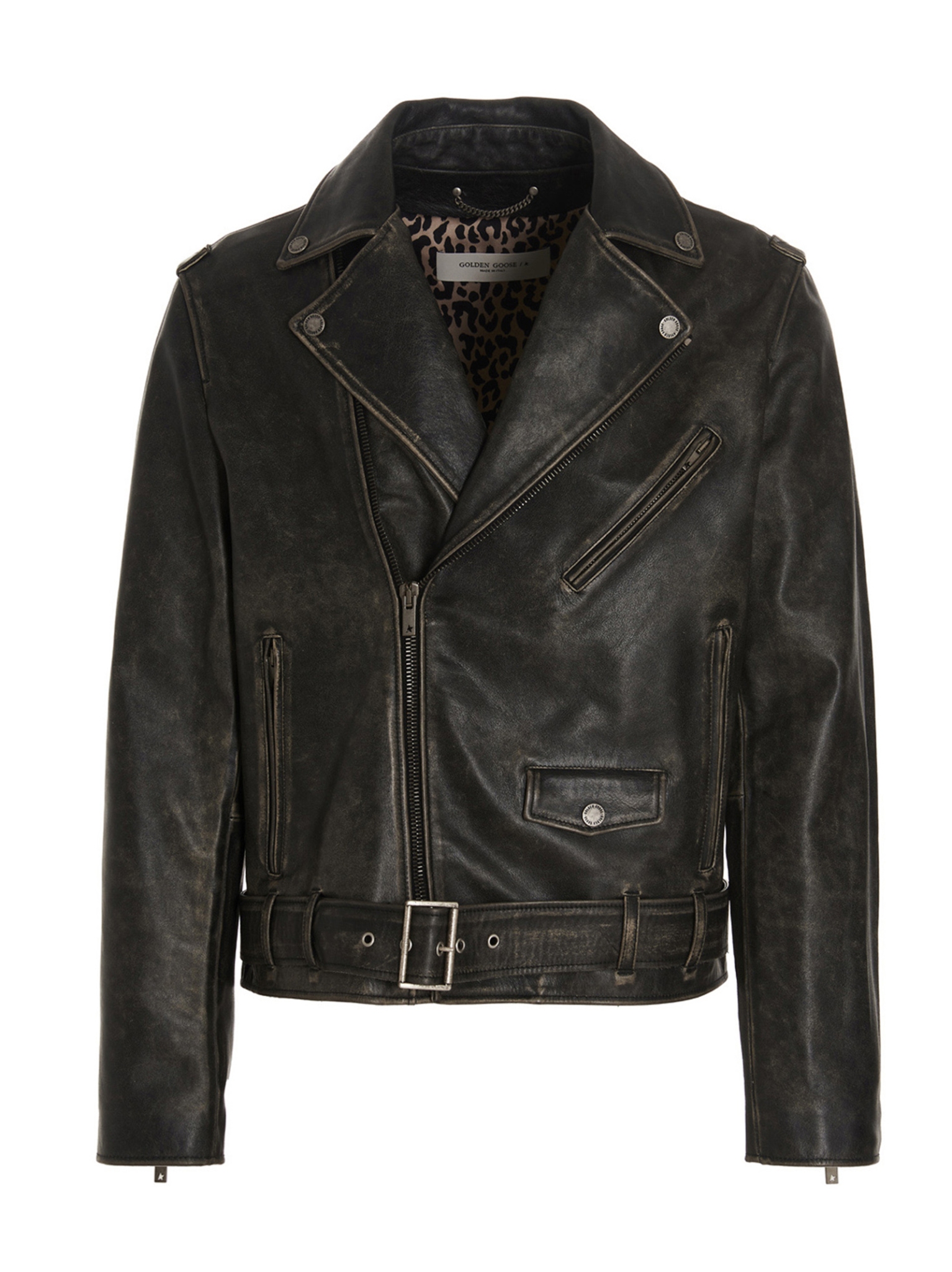[Golden Goose] Leather Jacket FW26 GMP00297P0006479010090100