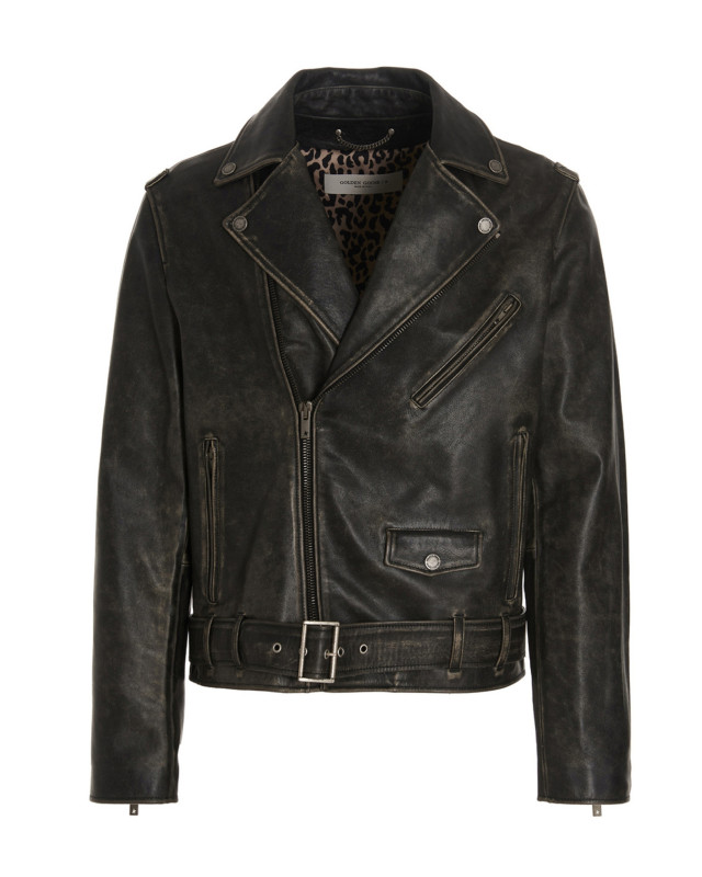 [Golden Goose] Leather Jacket FW26 GMP00297P0006479010090100
