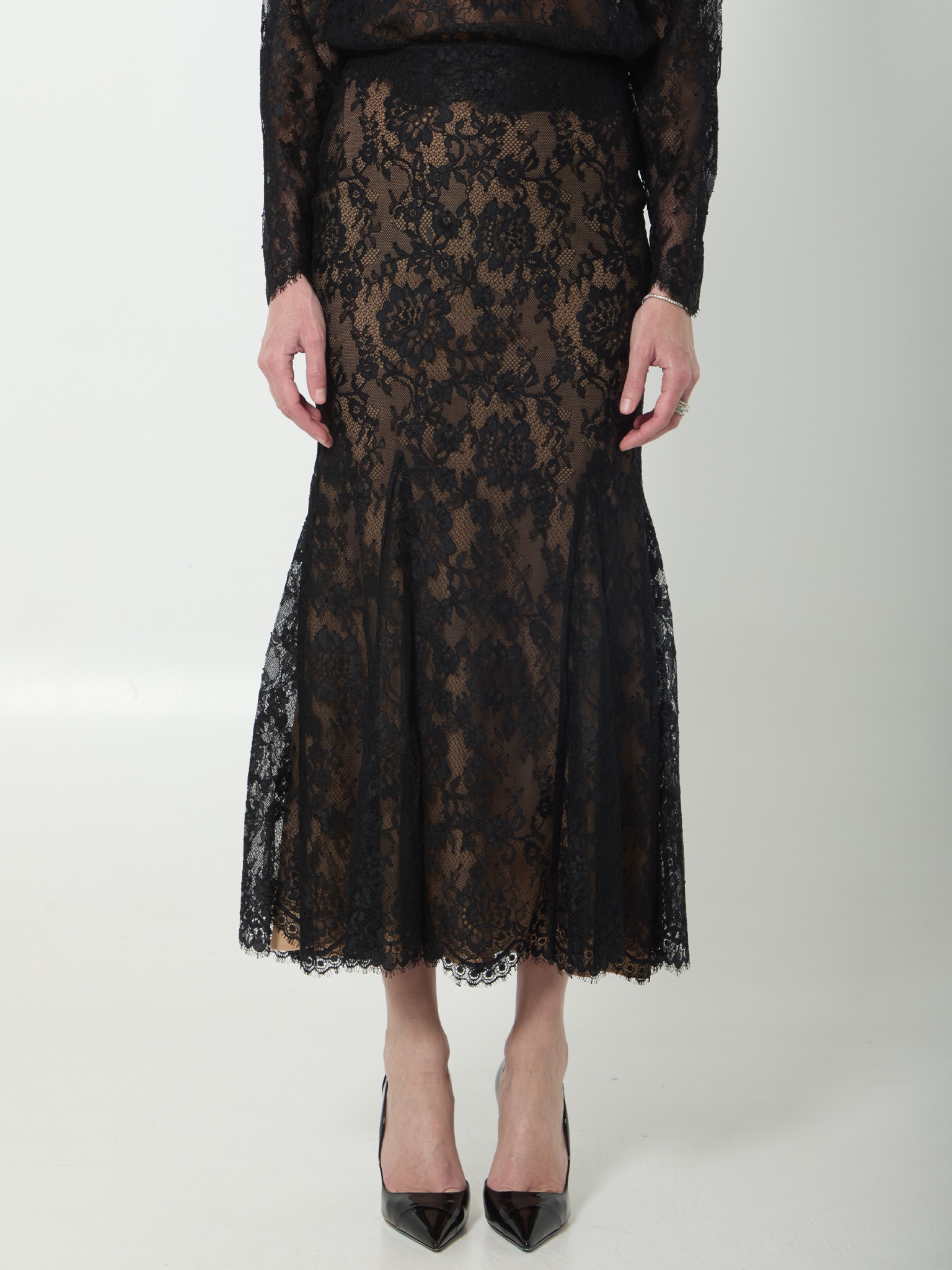 [SELF PORTRAIT] Long skirt FW26 PF26032MSK__B