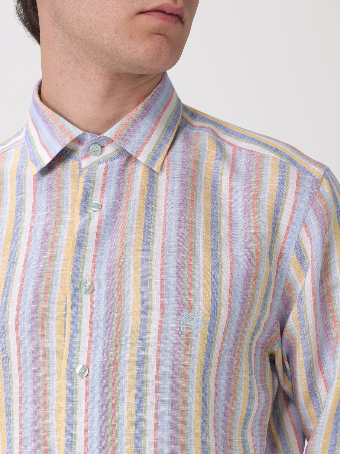 [Etro] Shirts Long Sleeve SS26 MRIB000299TB513 S9800