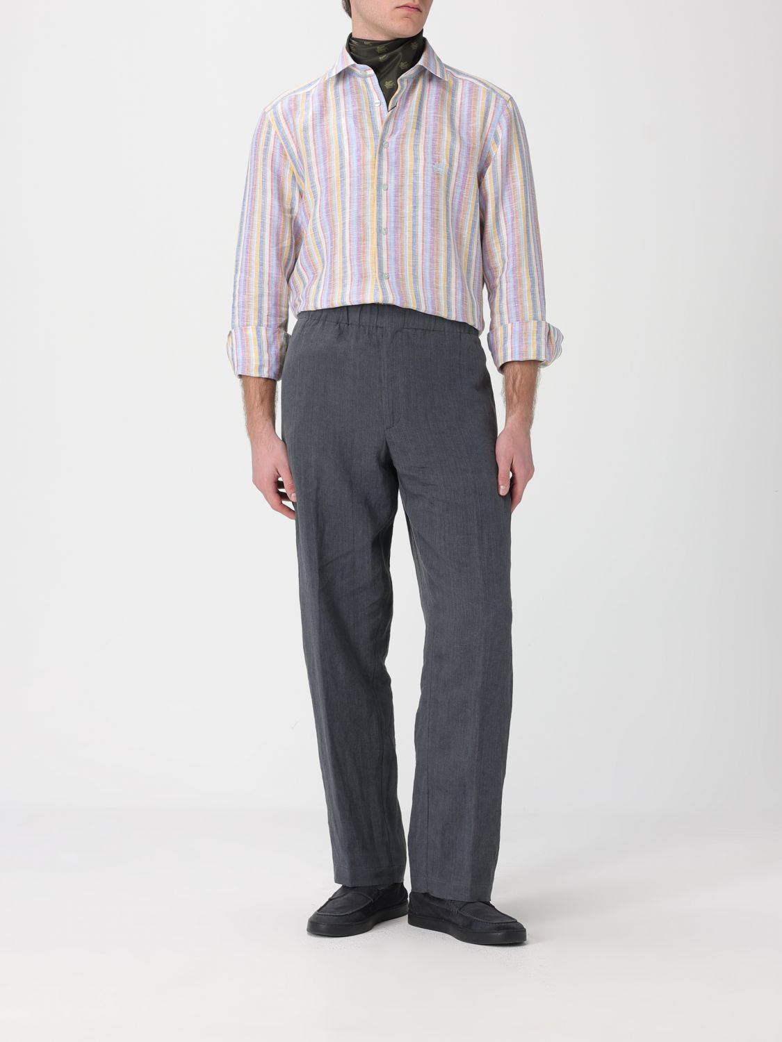 [Etro] Shirts Long Sleeve SS26 MRIB000299TB513 S9800
