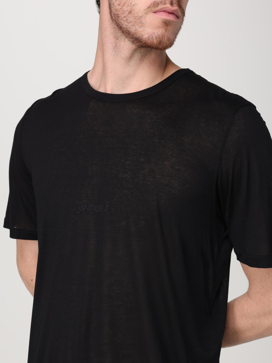 [Saint Laurent] T-shirts Short Sleeve FW25 749102Y37IL 1000