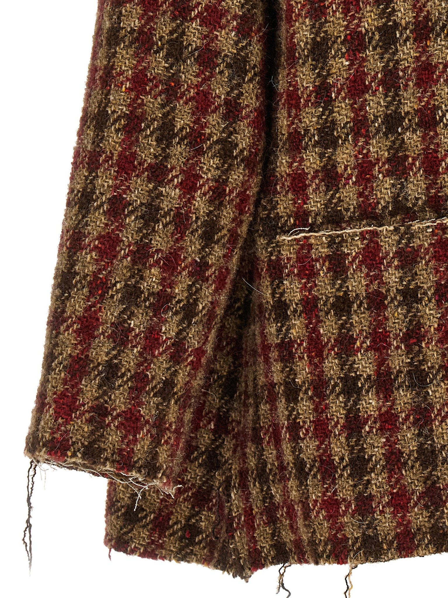 [R13] Casual Jacket FW26 R13WR704R879AKHAKIREDCHECK