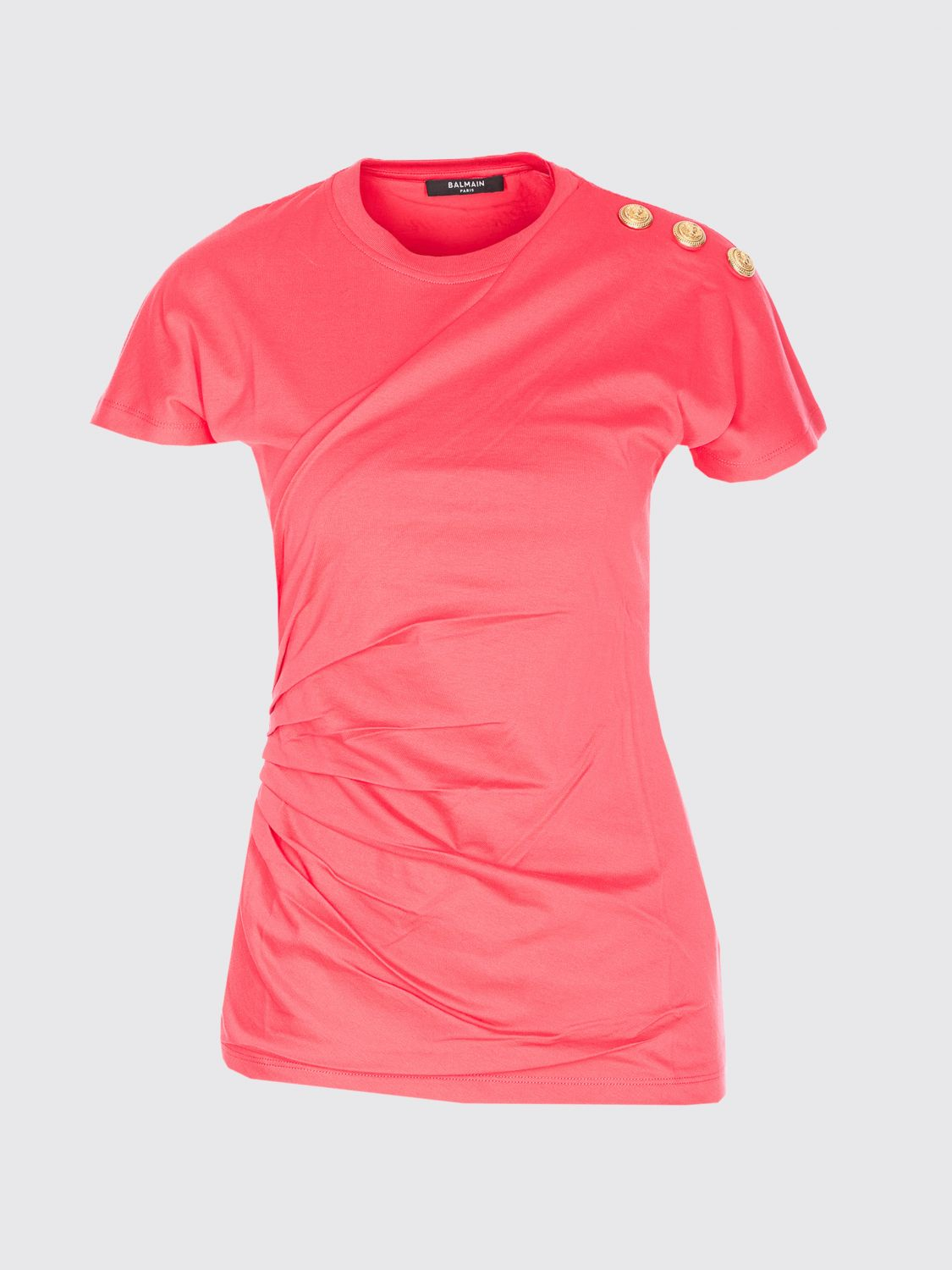 [Balmain] T-shirts Short Sleeve SS26 GF1EF002BD39 OFW