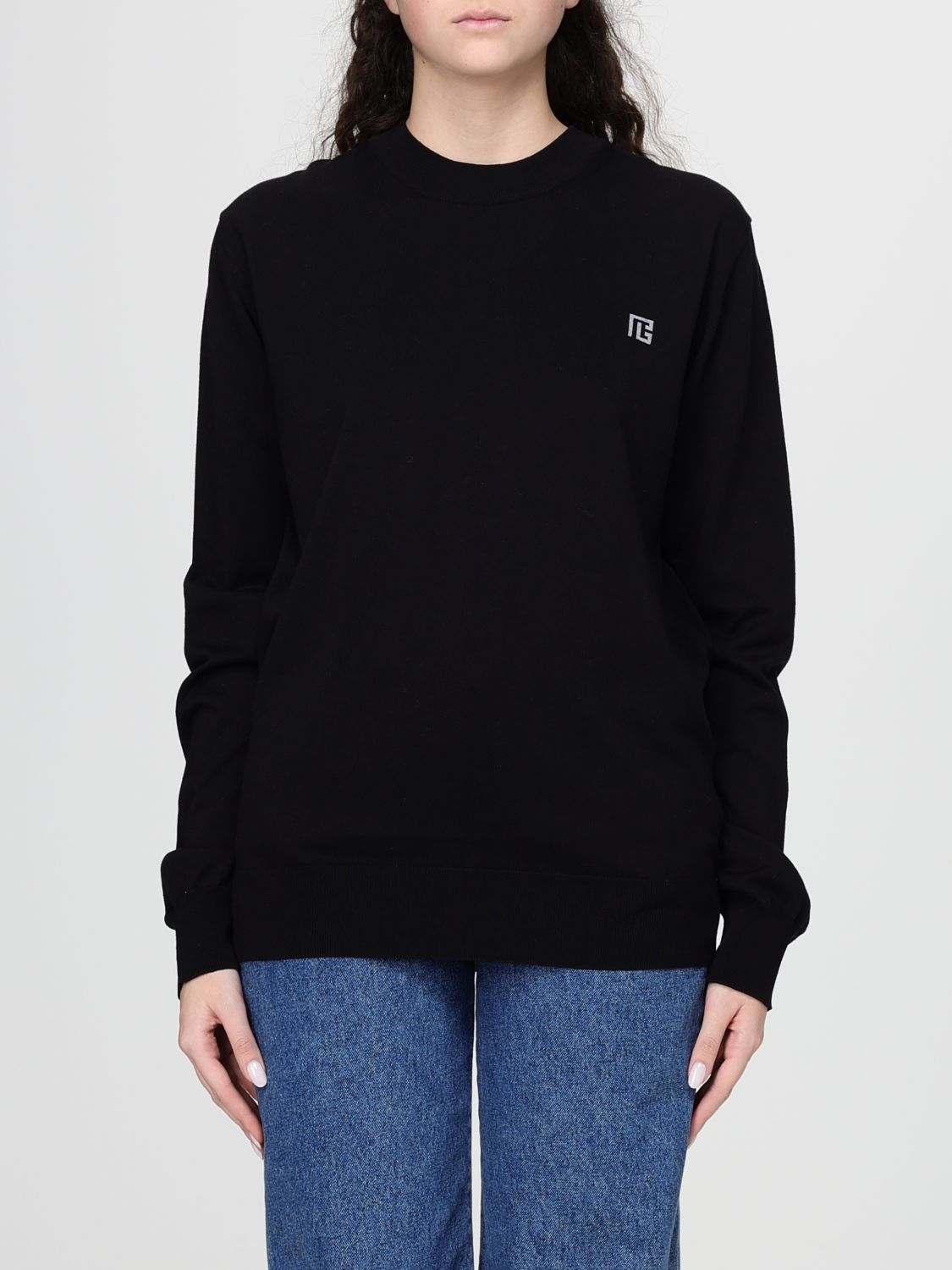 [Balmain] Sweatshirt SS26 GH1KD000KJ53 EQU