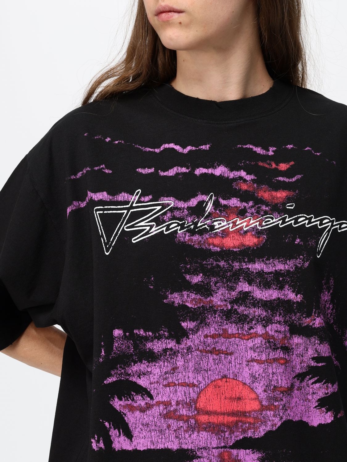 [Balenciaga] T-shirts Short Sleeve FW26 A00497TUVO9 1000