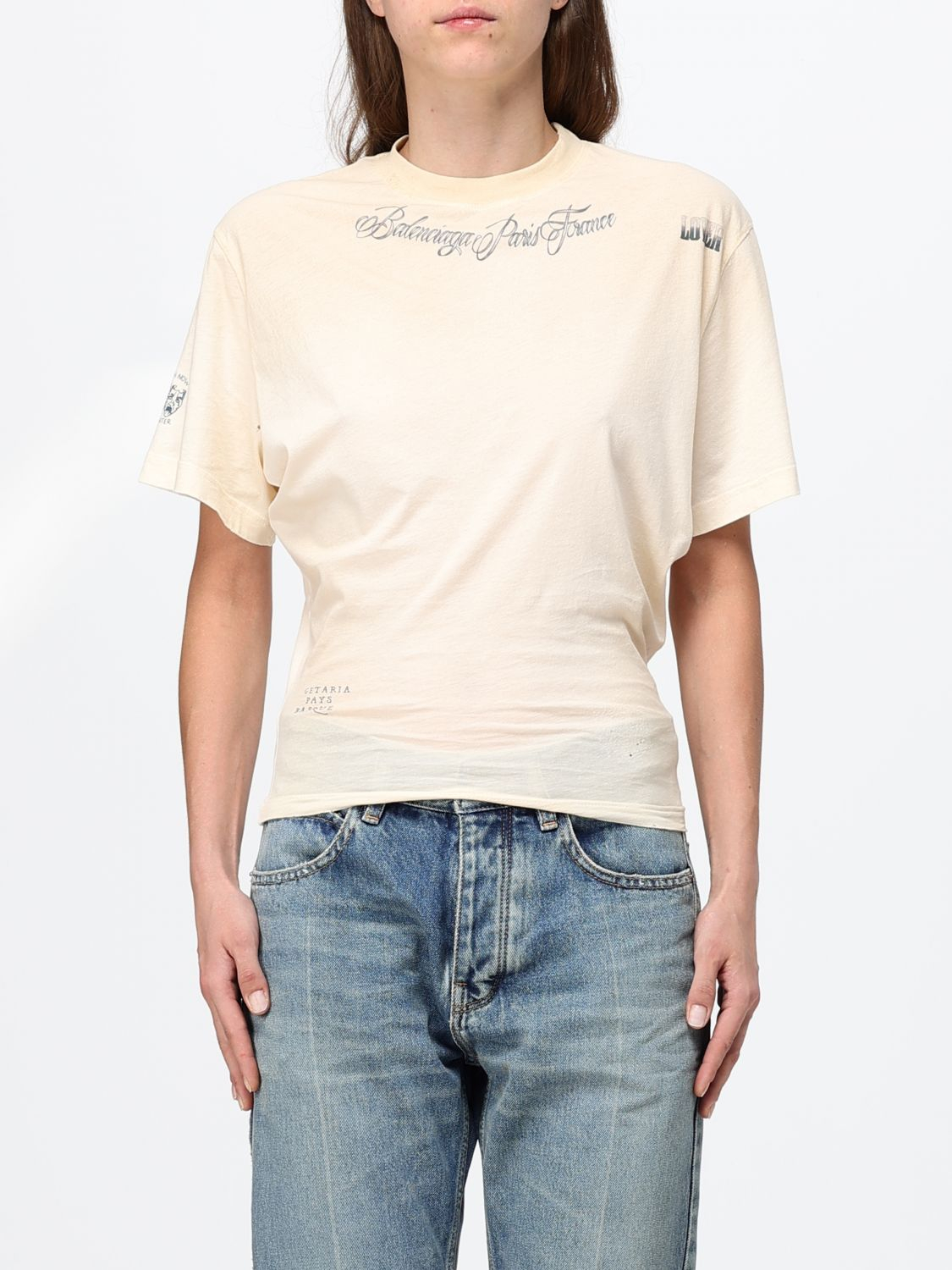 [Balenciaga] T-shirts Short Sleeve FW26 A0016UTUVQ3 9002